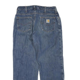 CARHARTT Womens Blue Regular Straight Denim Medium W28 L25 Zip Cotton Blend