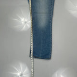 515 Levis Boot Cut Jeans - 32W UK 10 Blue Cotton