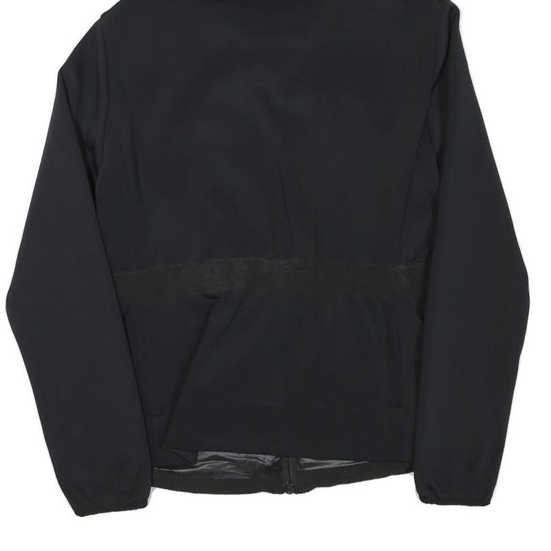 MALVIN Womens Black Outdoor Jacket S Polyester Blend Woven Plain Zip Hooded