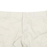 Womens Cream Cotton Blend Casual Shorts M W30 Summer Wear Comfortable Fit