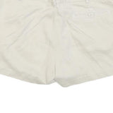 Womens Cream Cotton Blend Casual Shorts M W30 Summer Wear Comfortable Fit
