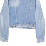 LEVI'S Womens Blue Denim Jacket S Cotton Classic Button Closure Casual