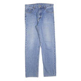 LEVI'S 505 Mens Jeans Blue Regular Straight Denim Medium W33 L31 Zip Cotton