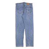 LEVI'S 505 Mens Jeans Blue Regular Straight Denim Medium W33 L31 Zip Cotton