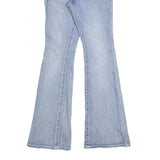 H&Y Womens Regular Fit Flared Denim Light Blue Cotton Blend Jeans W24 L30