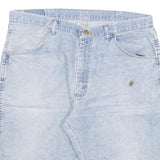 WRANGLER Mens Shorts Blue Denim Casual XL W34 Cotton Blend Light Wash