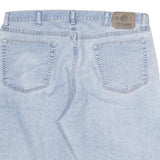WRANGLER Mens Shorts Blue Denim Casual XL W34 Cotton Blend Light Wash