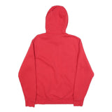 NIKE Mens Red Cotton Blend Hoodie M Sweatshirt Pullover Casual Sportswear