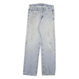 CARHARTT Mens Regular Fit Light Blue Denim Straight Leg Jeans W30 L32 Workwear