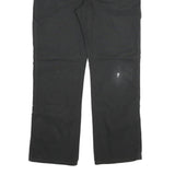 DICKIES Mens Cotton Blend Black Regular Fit Straight Leg Trousers W36 L32