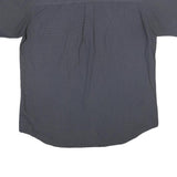 CHAPS RALPH LAUREN Mens Blue Polyester Blend Shirt XL Button Down Casual Summer