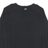 PUMA Mens Black Long Sleeve T-Shirt XL Crew Neck Cotton Sportswear Casual