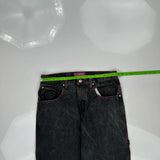 Webs Contrast Stitch Carpenter Jeans - 33W 31L Black Cotton