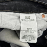 501 Levis Jeans - 34W 30L Black Cotton