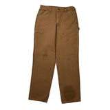 Carhartt Carpenter Trousers - 32W 31L Brown Cotton