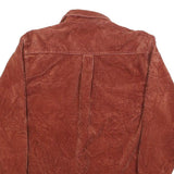 THE TERRITORY AHEAD Mens Rust Corduroy Shirt S Casual Button Up Cotton Blend