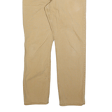 CARHARTT Mens Jeans Beige Relaxed Straight Denim Medium W36 L31 Workwear