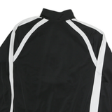 NIKE Mens Black & White Sports Zip Jacket XL Polyester Track Top
