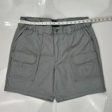 Lee Cargo Shorts - 34W 8L Gray Cotton