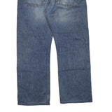 CARHARTT Mens Regular Fit Blue Denim Straight Leg Jeans W38 L30 Classic Cotton