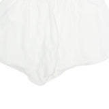 NIKE Womens White Casual Shorts S W28 Lightweight Polyester Drawstring