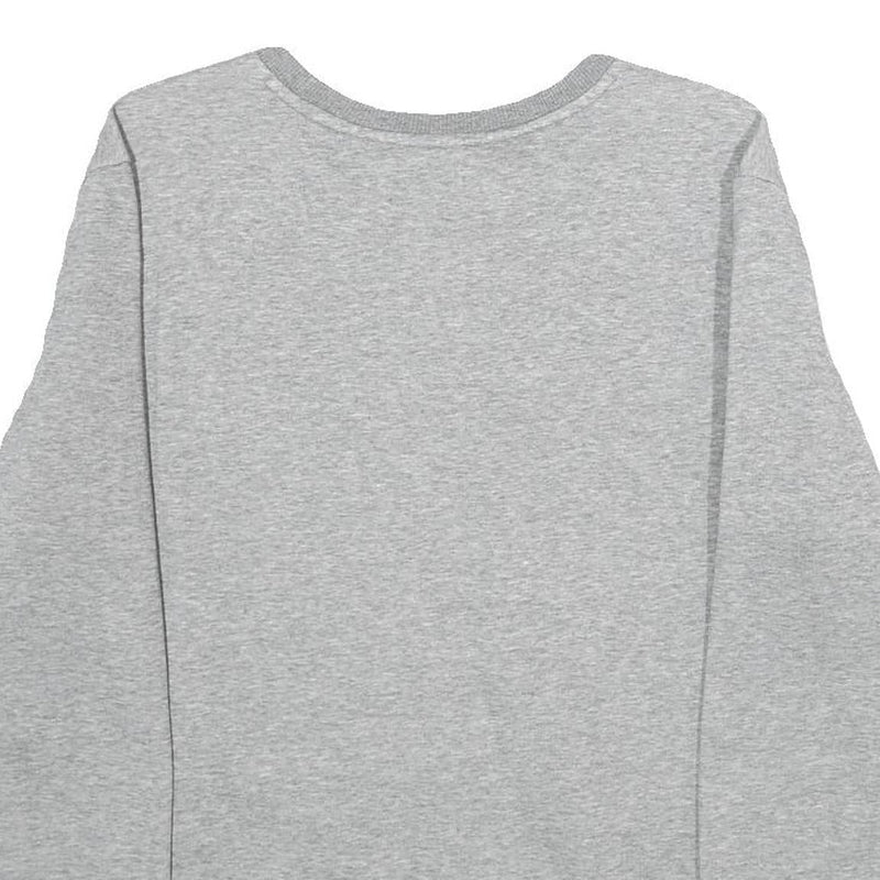 PUMA Mens Grey Cotton Blend Crew Neck M Sweatshirt Logo Print Casual