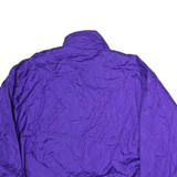 HONOURS Womens Purple Nylon Zip Jacket XL Casual Lightweight Plain