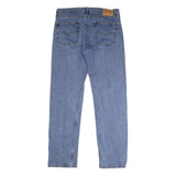 LEVI'S 505 Mens Jeans Blue Regular Straight Denim Medium W36 L34 Classic Fit Zip