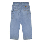 CARHARTT Mens Jeans Blue Regular Straight Denim Medium W36 L30 Workwear