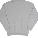 ADIDAS Womens Grey Cotton Blend Hoodie UK 10 Trefoil Logo Pullover