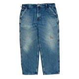 Carhartt Carpenter Jeans - 36W 30L Blue Cotton