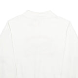 OARSMAN Mens White Presque Isle Harbor Wooden Boat Show Crew Neck L Sweatshirt