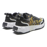 VERSACE JEANS COUTURE Mens Casual Trainers Black & Gold Synthetic UK 8 Designer
