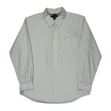 Tommy Hilfiger Striped Shirt - XL Blue Cotton