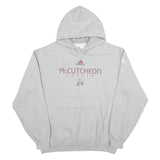 ADIDAS Mens Grey McCutcheon Soccer Pullover Hoodie XL Casual Sportswear