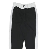 NIKE Womens Joggers Black & White Regular Tapered M W28 L26 Comfortable Cotton