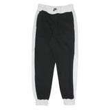 NIKE Womens Joggers Black & White Regular Tapered M W28 L26 Comfortable Cotton