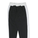 NIKE Womens Joggers Black & White Regular Tapered M W28 L26 Comfortable Cotton