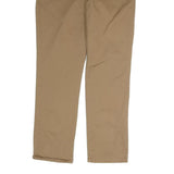 TOMMY HILFIGER Mens Cotton Blend Beige Regular Straight Trousers W36 L29 Classic