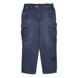 Carhartt Cargo Pants - 37W 34L Blue Cotton
