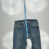 501 Levis Jeans - 33W 33L Blue Cotton