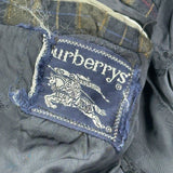 Burberry Checked Blazer - Large Multicoloured Wool