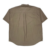 Gant Short Sleeve Shirt - 2XL Brown Cotton