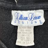 Halloween Lillian Single Stitch T-Shirt - Large Black Cotton