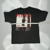 Mana Amar Es Combatir Wwe Graphic T-Shirt - Large Black Cotton
