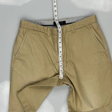 Tommy Hilfiger Chino Shorts - 33W 10L Beige Cotton
