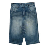 Unbranded Denim Shorts - 36W 13L Blue Denim