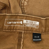 Carhartt Carpenter Trousers - 30W 30L Brown Cotton