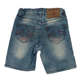 Age 5 True Religion Denim Shorts - Small Blue Denim