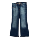 Blend Boot Cut Jeans - 34W 32L Dark Wash Denim